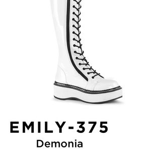 Pleasers Demonia Emily 341 Boots White never worn